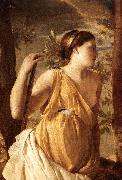 POUSSIN, Nicolas The Inspiration of the Poet (detail) af china oil painting reproduction